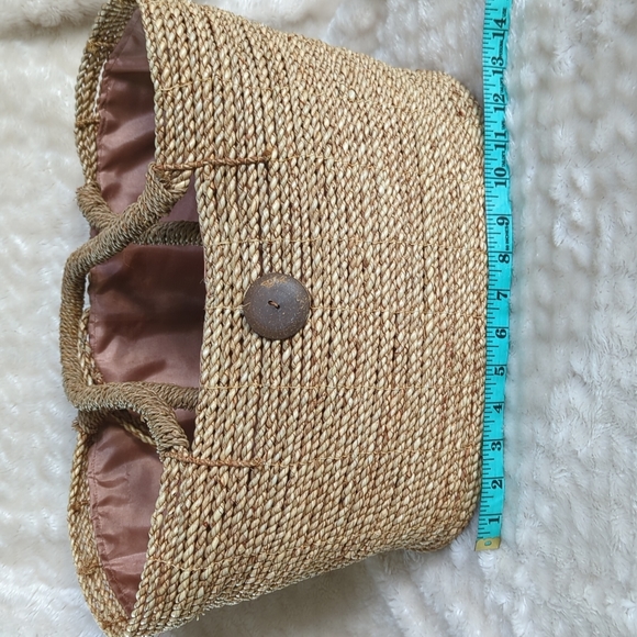 HANDWOVEN Caribbean Beach Tote ~ 🌴 ⛱️ 🛥⛵️ - Picture 11 of 16